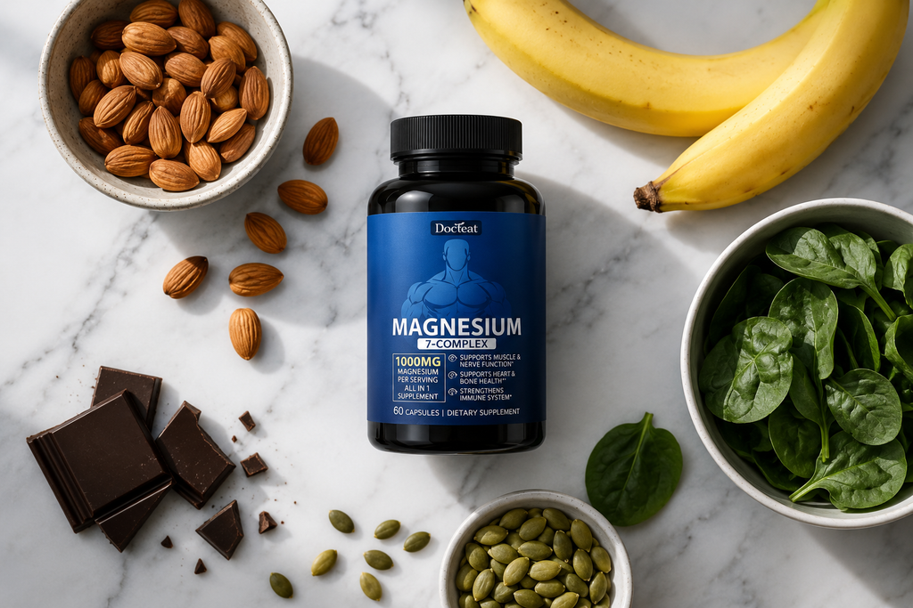 Magnesium 7 Complex — 1000mg | Sleep, Muscle & Nerve Support | 60 Capsules