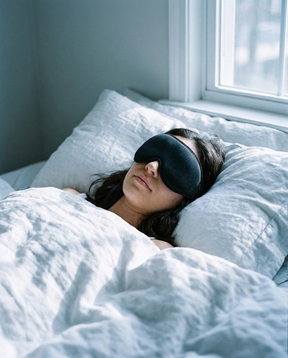 3D Contoured Blackout Eye Mask