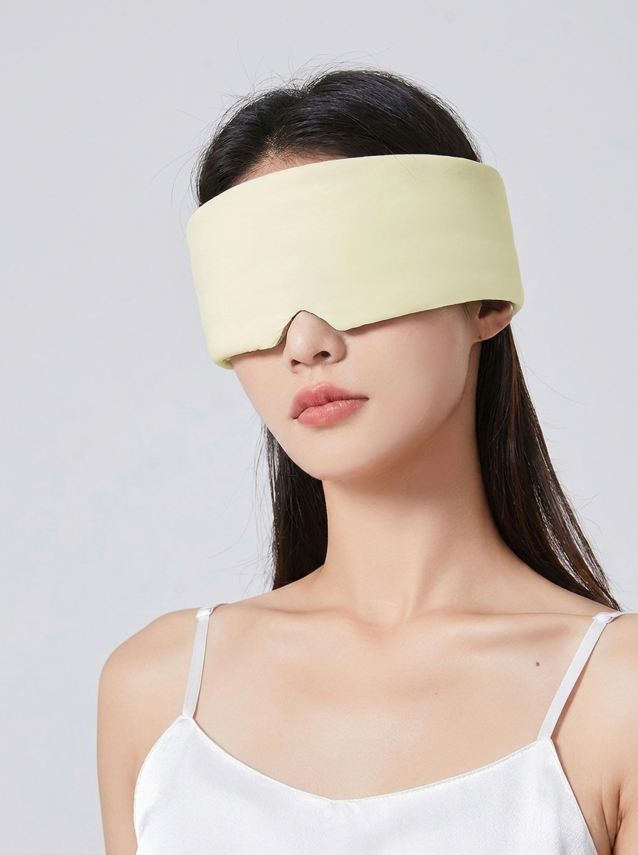 Sleep Eye Mask — Double-Sided Blackout Mask for Sleep, Travel & Naps